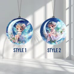 Little Fairy Suncatcher Handmade Whimsical Window Decor Unique Gift for Fairy Tale and Fantasy Lovers, Handmade Little Fairy Suncatcher