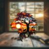 Lion Suncatcher Handmade Animal Inspired Window Decor Unique Gift for Lion Lovers and Wildlife Enthusiasts Perfect for Nature-Inspired Home Decor, Wildlife Inspired Window Art