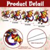 Dragon Suncatcher Handmade Fantasy Window Decor Unique Gift for Dragon Enthusiasts and Mythical Creatures Lovers Perfect for Home or Office, Handmade Dragon Suncatcher