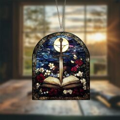 Sword Suncatcher Handmade Unique Window Decor Perfect Gift for Fantasy and Medieval Enthusiasts Ideal for Home and Office Decoration, Fantasy-Inspired Window Art